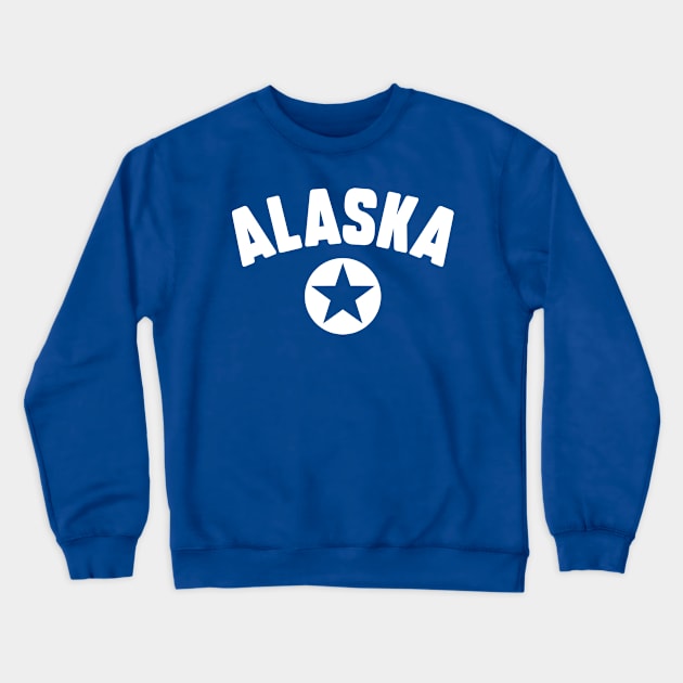 Alaska Crewneck Sweatshirt by colorsplash